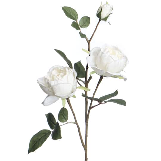 29" White Rose Stem by Ashland®